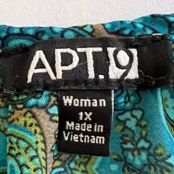 Apt 9 Boho Sheer Paisley Swimsuit Coverup Dress - Picture 5 of 5